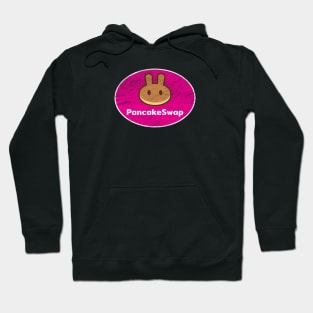 PancakeSwap CAKE Crypto Coin Magenta Vintage Oval Hoodie